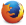 Fox on blue globe. Firefox